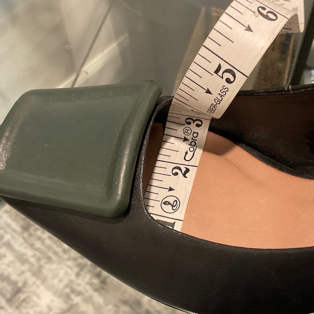 ATP ATELIER PIETRINI Italy Heels Black Green Size 37 - Picture 14 of 14